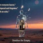 similes for empty
