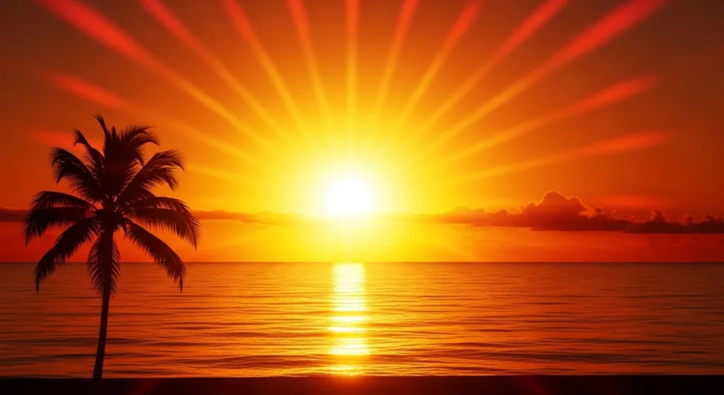 As bright as the sun