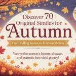 similes for autumn
