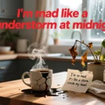 similes for being mad