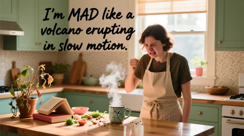 similes for being mad