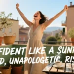 similes for confident