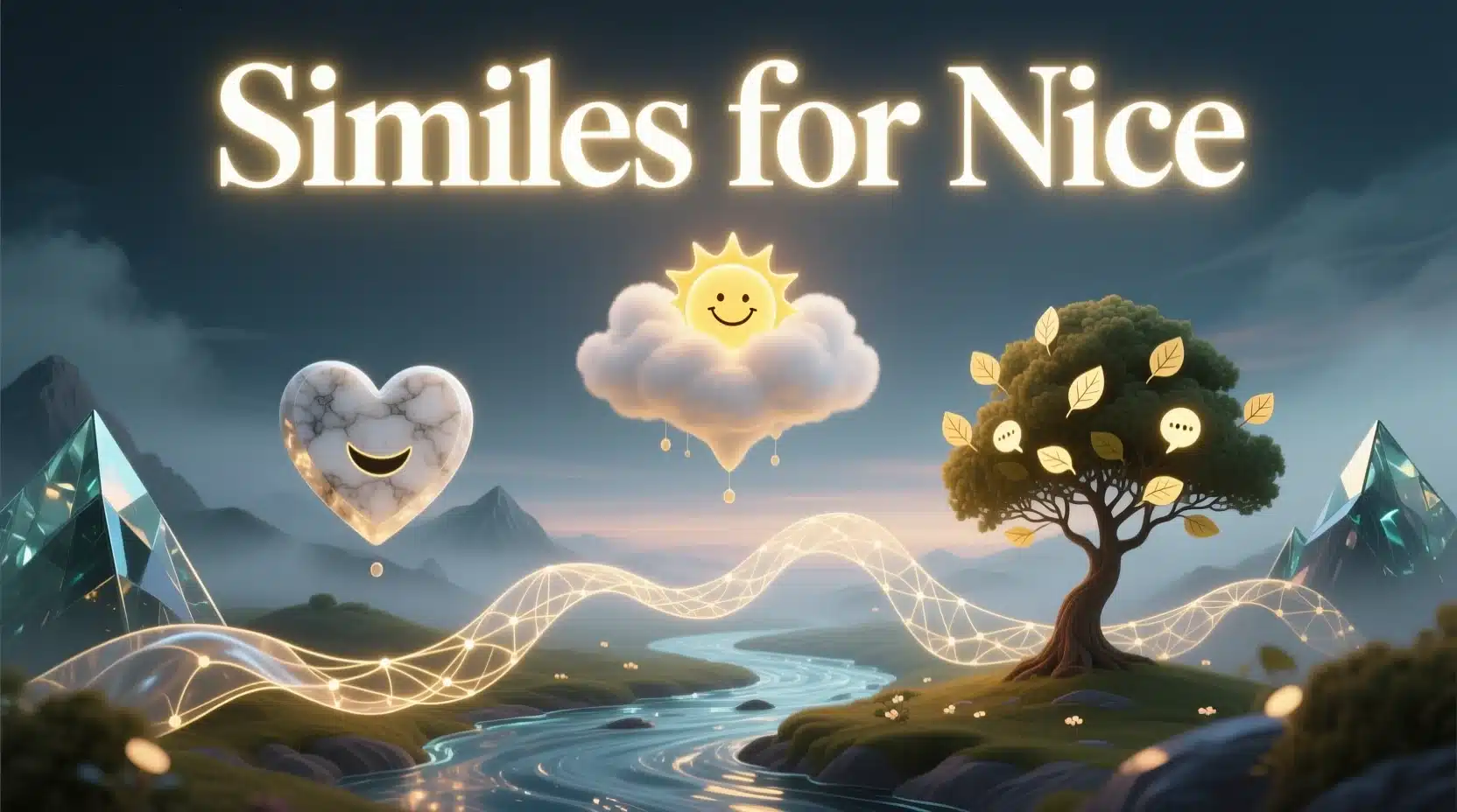 70 Poetic Similes for Nice That Bloom the Soul’s Gentle Garden