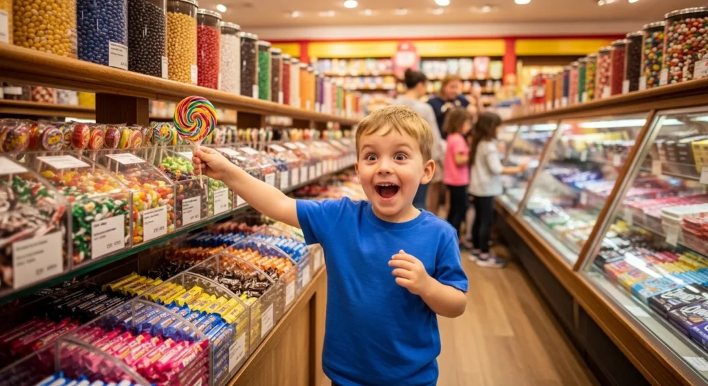 Excited as a Kid in a Candy Store