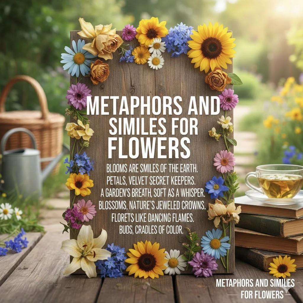 Metaphors and Similes for Flowers