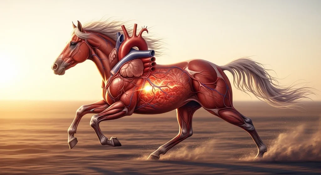 My heart raced like a stallion on an open plain