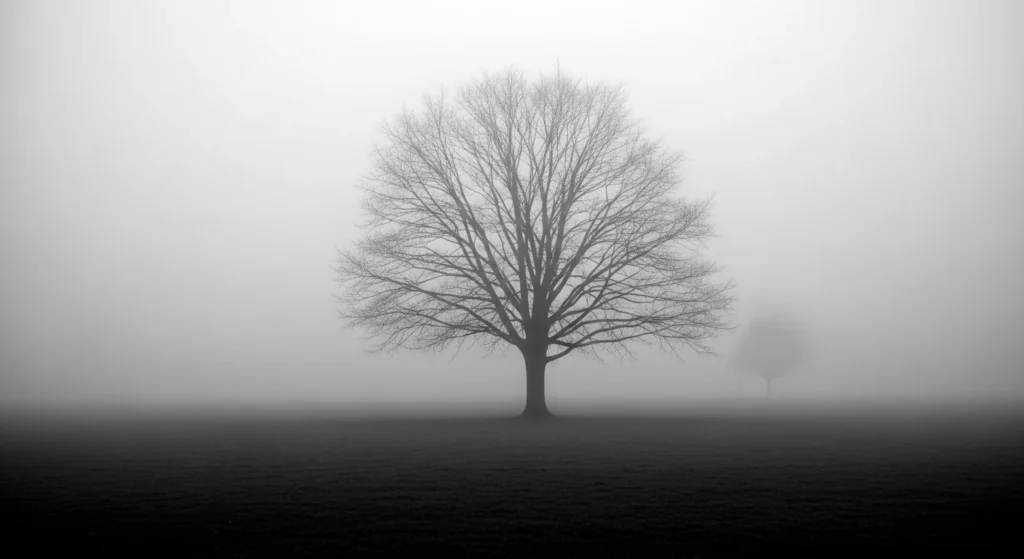 Silence is like a thick fog