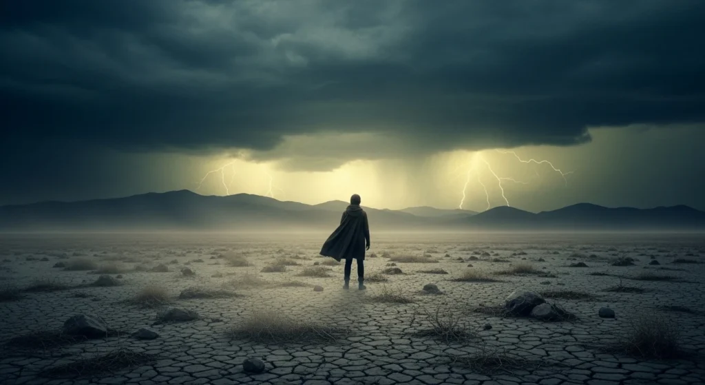 Silence is like the still air before a storm