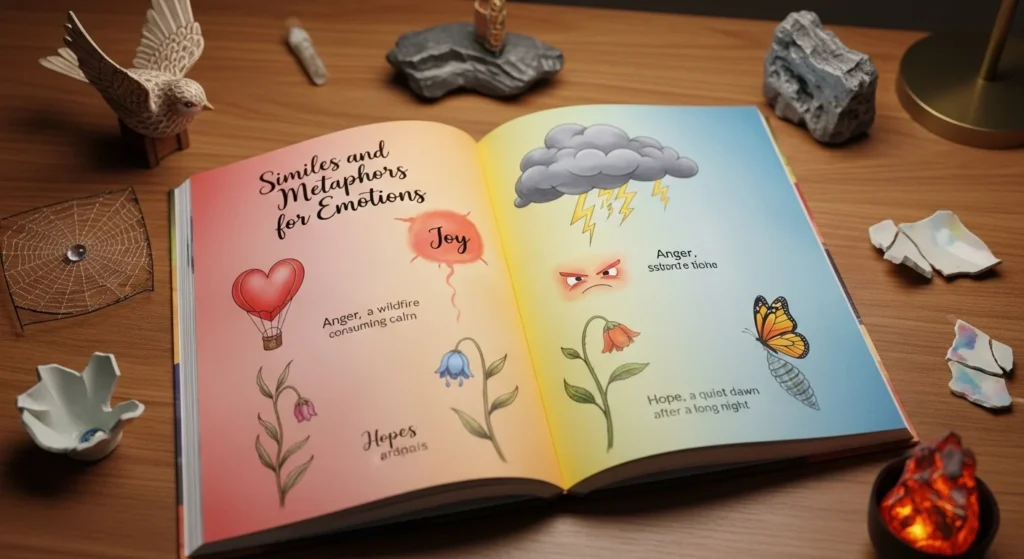 Similes and Metaphors for Emotions