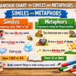 anchor chart for similes and metaphors