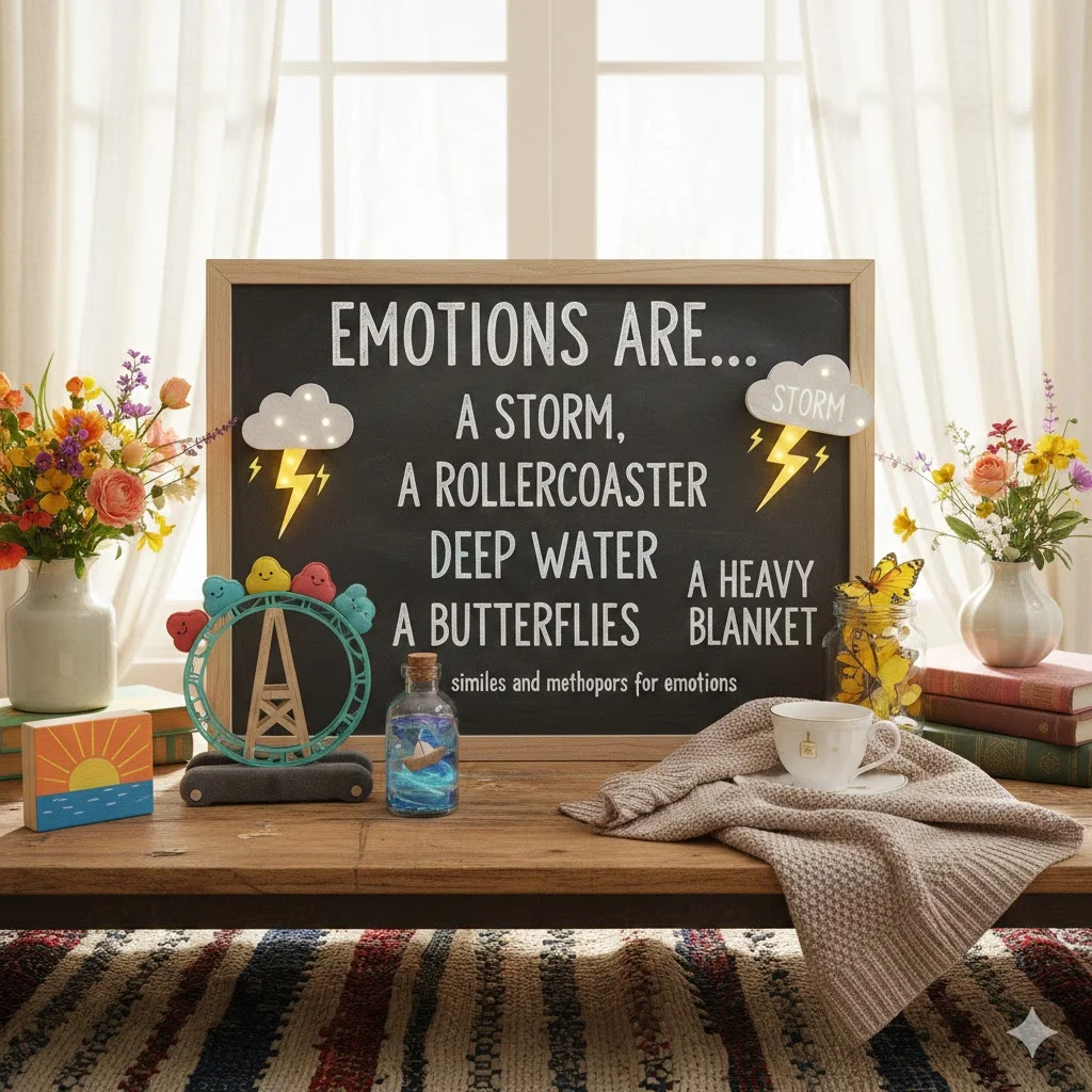 similes and metaphors for emotions