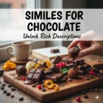 similes for chocolate