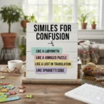 similes for confusion