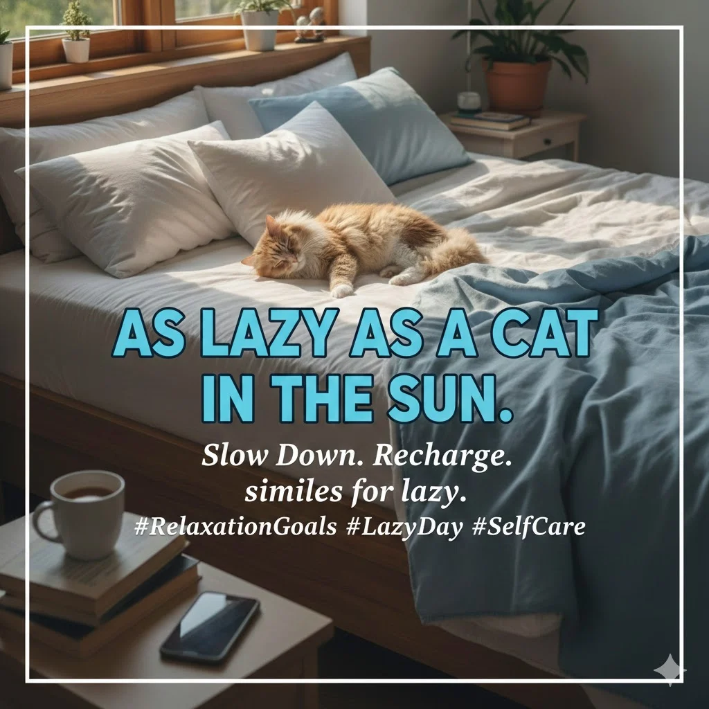 similes for lazy 2026