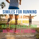 similes for running