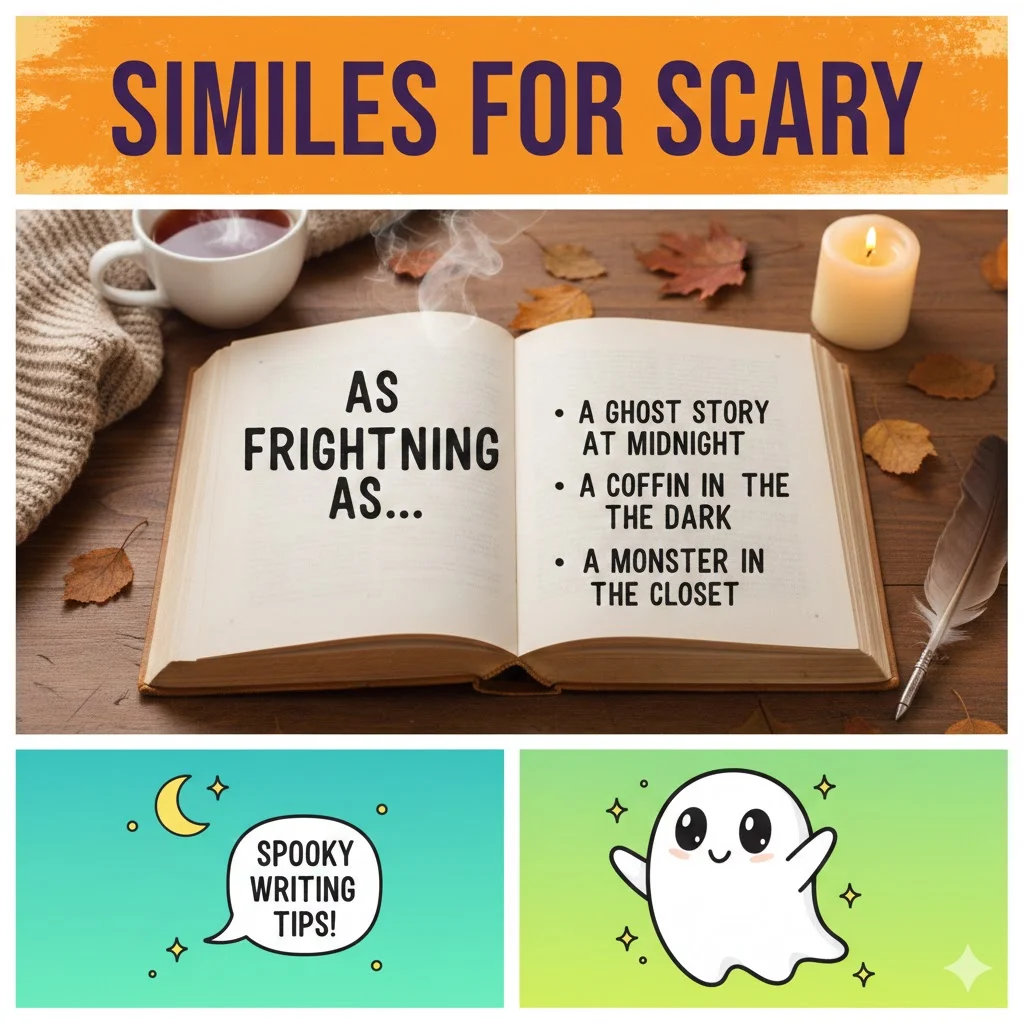 similies for scary