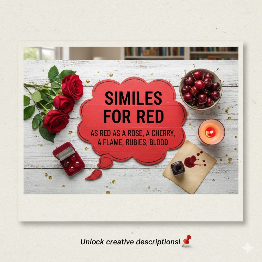 Similes for Red