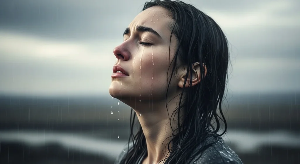 Tears fall like rain