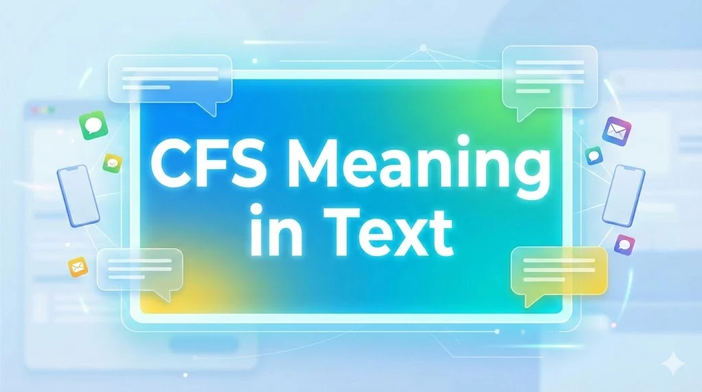 cfs meaning in text