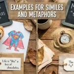 examples for similes and metaphors