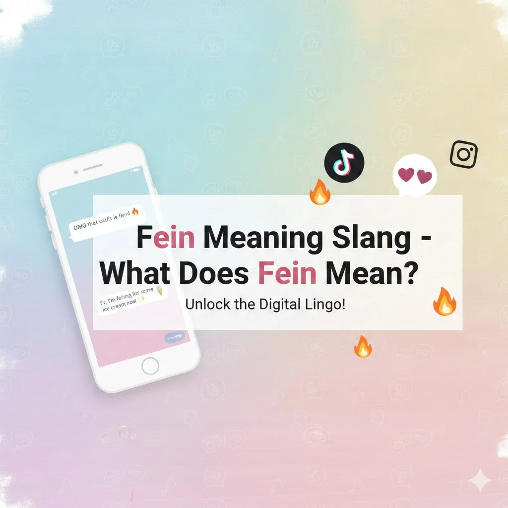 fein meaning slang