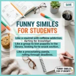 funny similes for students