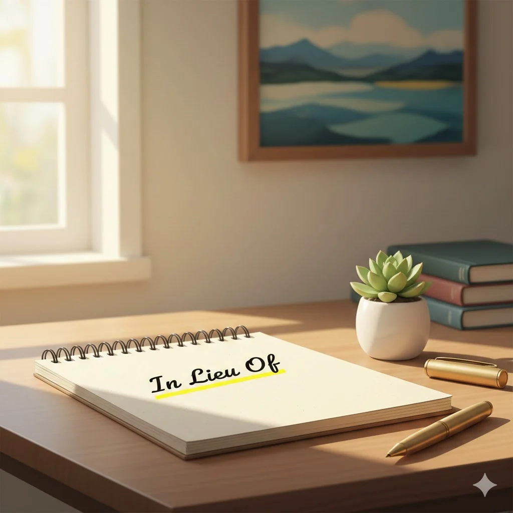 in lieu of meaning