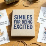 similes for being excited