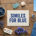 similes for blue