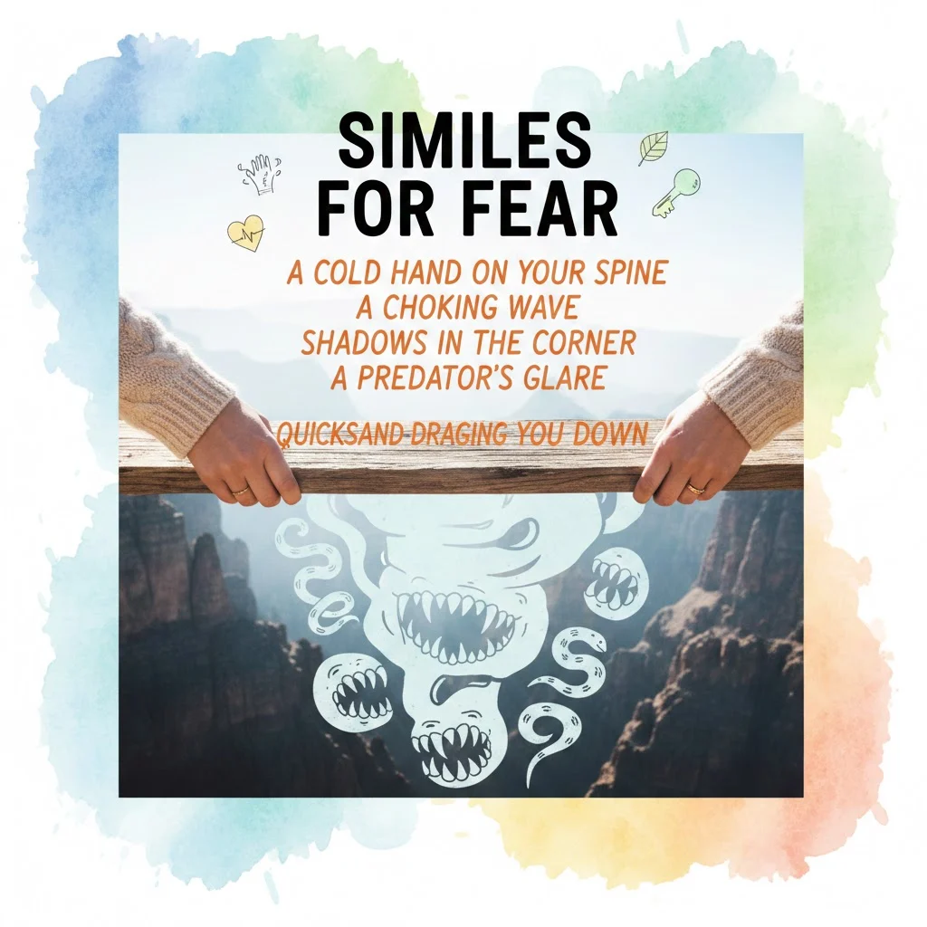 similes for fear