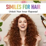 similes for hair