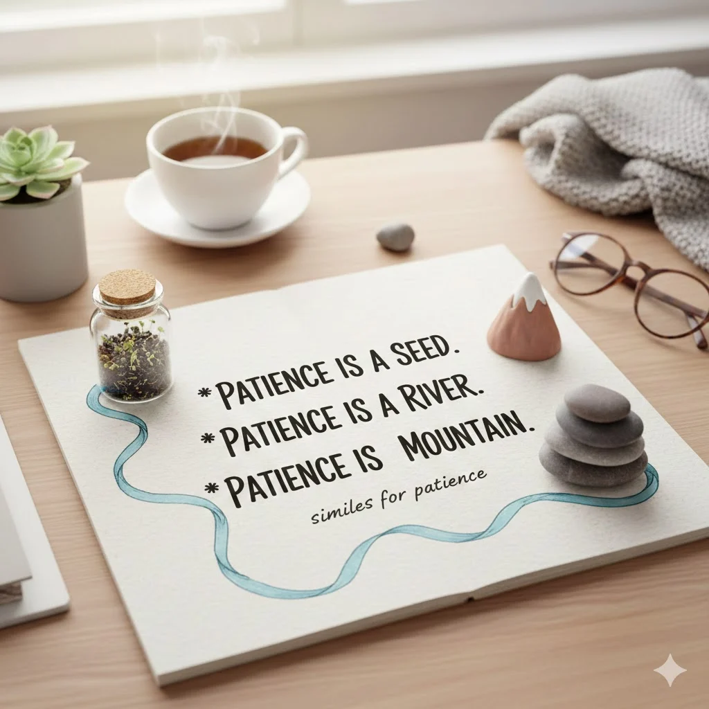 similes for patience