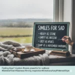 similes for sad