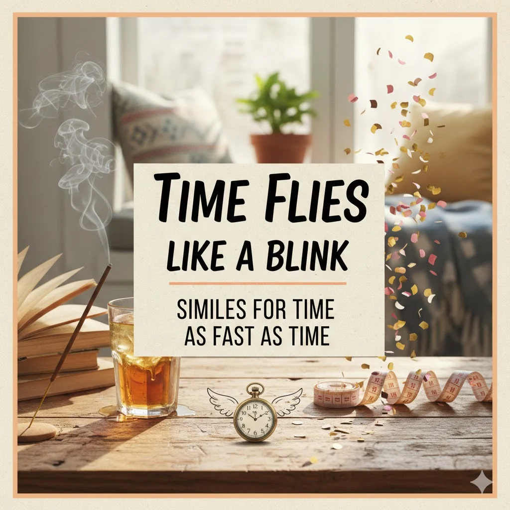 similes for time as fast as time