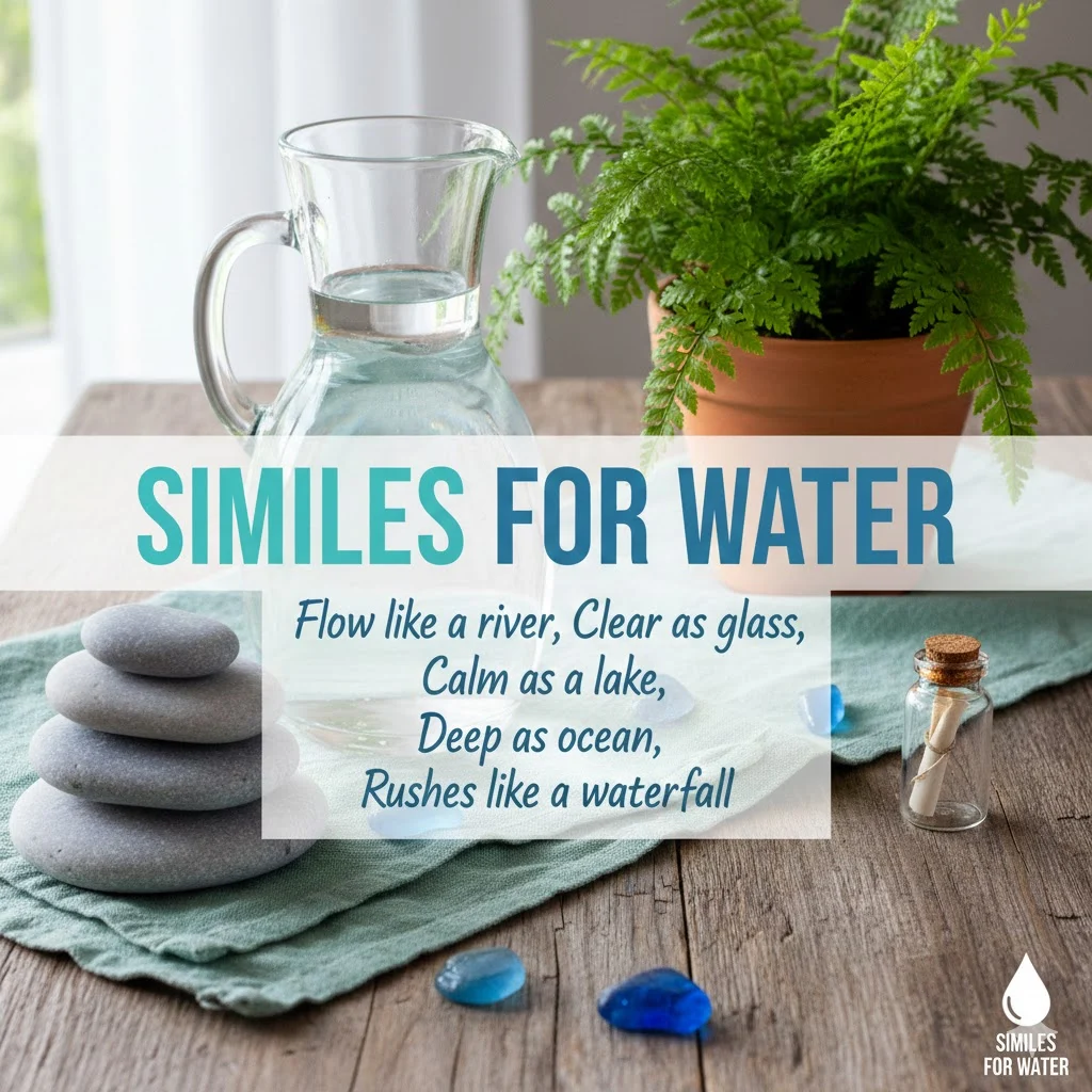similes for water