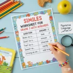 similes worksheet for grade 3 with answers