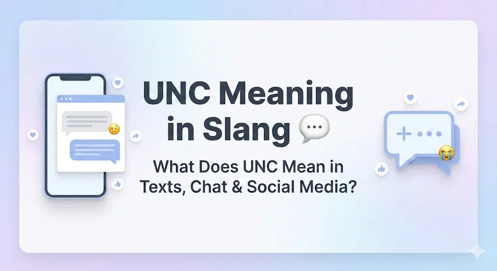 unc meaning slang