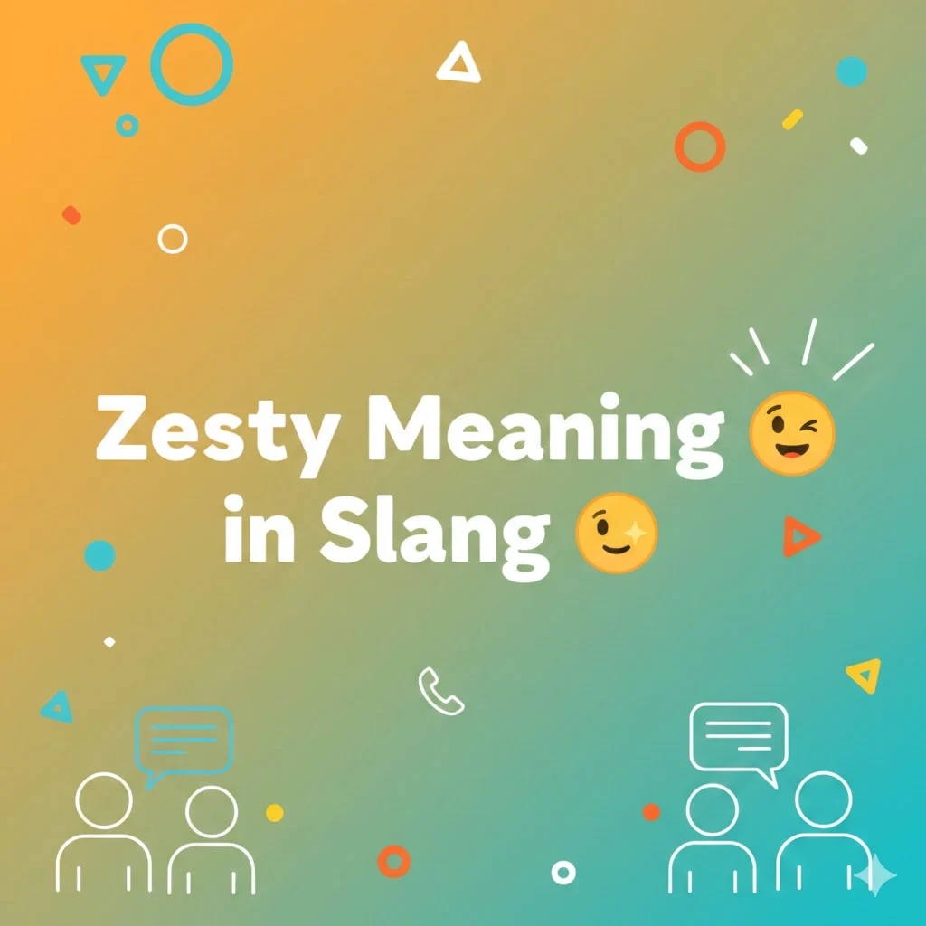 zesty meaning slang