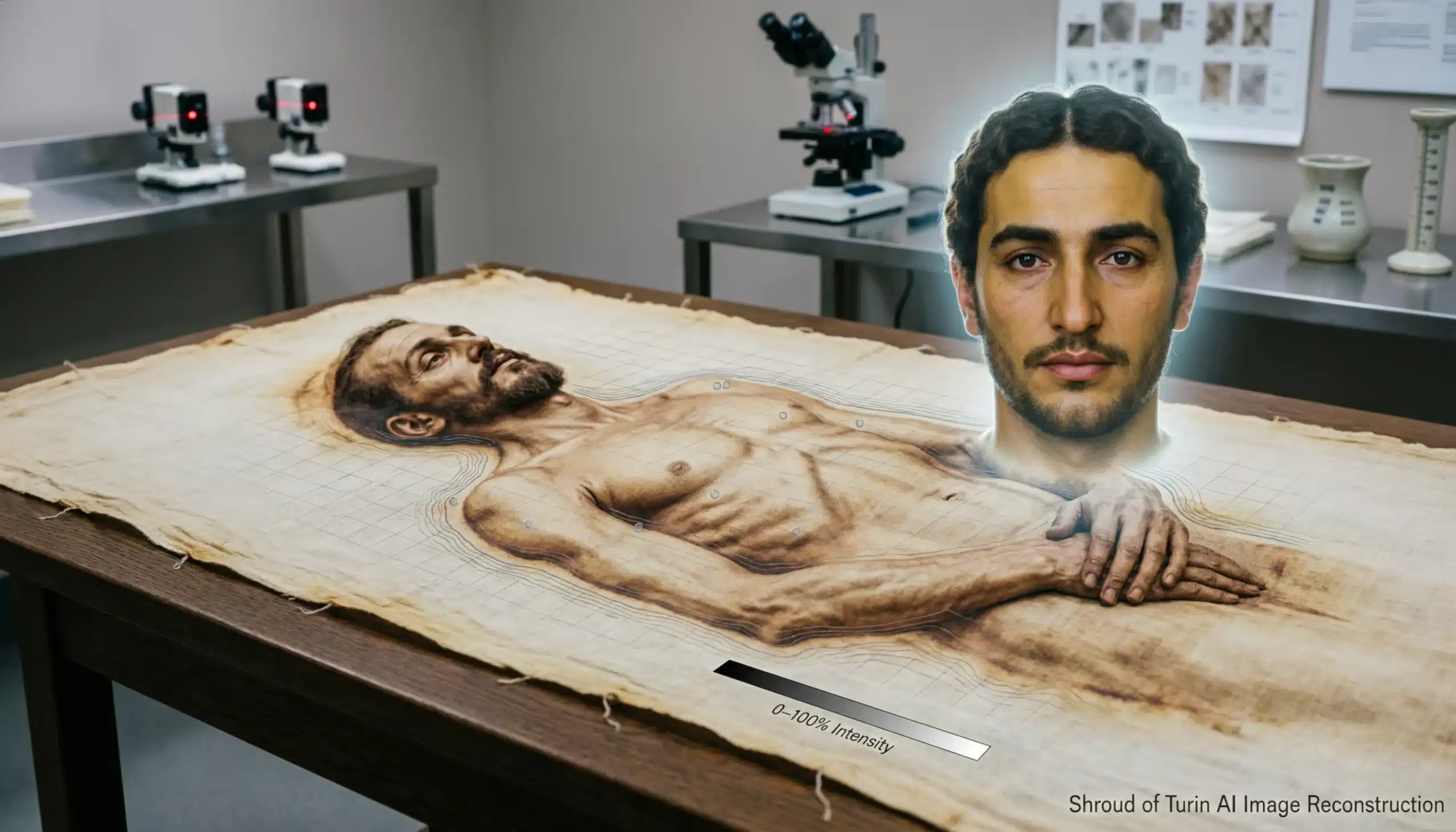 shroud of turin ai image