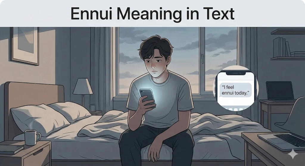 Ennui Meaning in Text