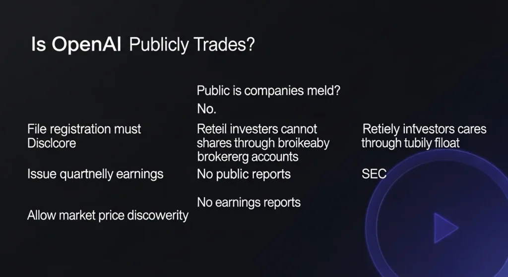 Is OpenAI Publicly Traded