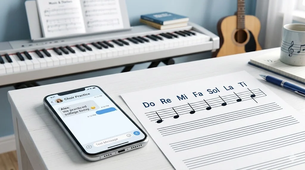 Solfege Meaning in Text