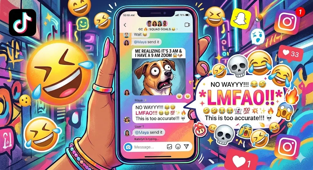 lmfao meaning in text