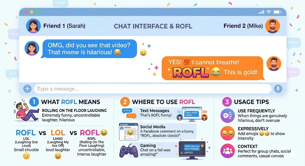 rofl meaning in text