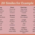 similes for example