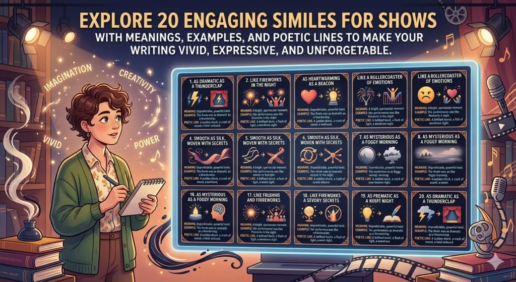 similes for shows