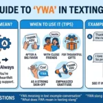 ywa meaning in text