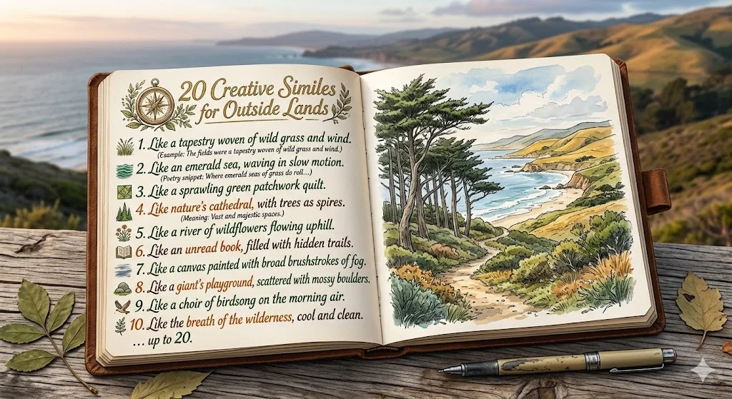 Similes for Outside Lands