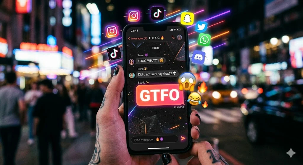 gtfo meaning in text