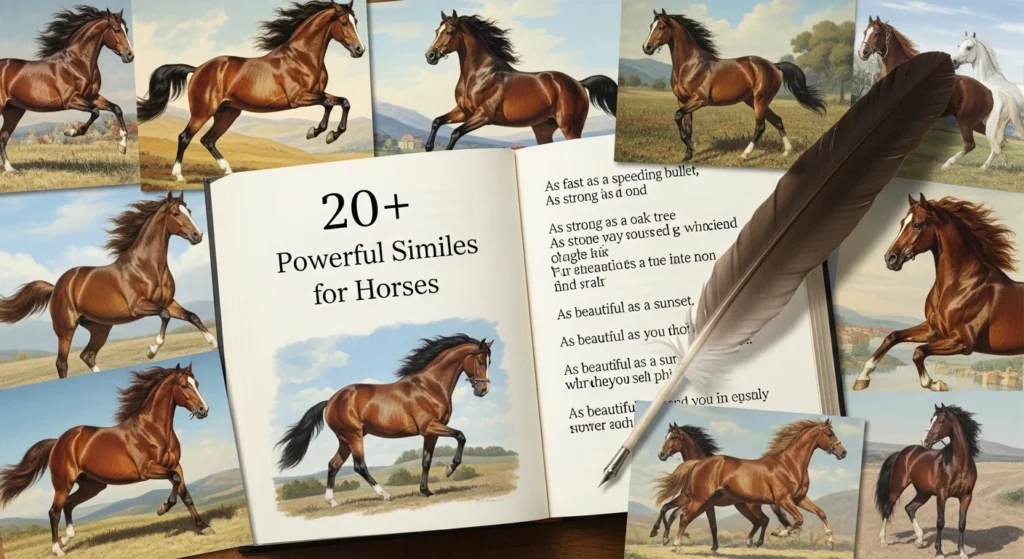 similes for horses
